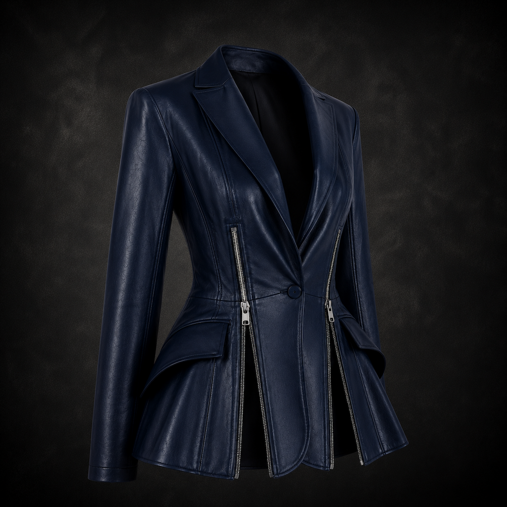 Cathedral Waist Jacket - Midnight Indigo Blue