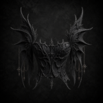 Dark Fantasy Winged Sculpture Corset - Matte Obsidian Black