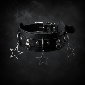 Celestial Starlight Double-Layer Choker - Midnight Onyx