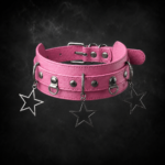 Celestial Starlight Double-Layer Choker - Pastel Bubblegum