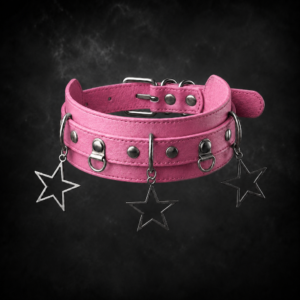 Celestial Starlight Double-Layer Choker - Pastel Bubblegum
