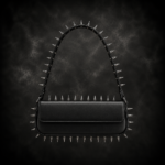 Iron Maiden Spiked Shoulder Bag - Midnight Onyx