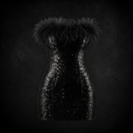 Siren Sequin Feather Mini Dress - Siren Sequin Feather Mini Dress